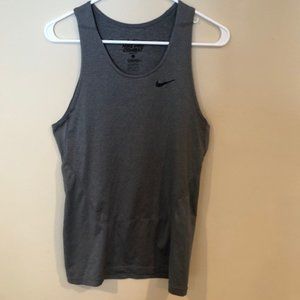 Nike Pro Combat Men's Gray Compression Tank Top